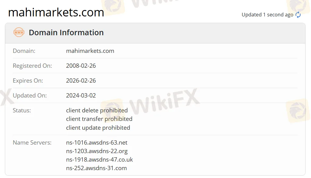 Domain information